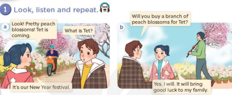 Tiếng Anh lớp 5 Unit 12 lesson 1 trang 12, 13 Global Success