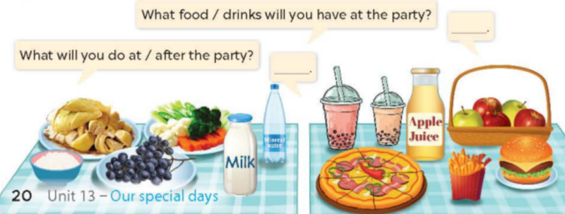 Tiếng Anh lớp 5 Unit 13 lesson 2 trang 20, 21 Global Success