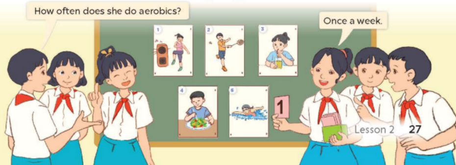 Tiếng Anh lớp 5 Unit 14 lesson 2 trang 26, 27 Global Success