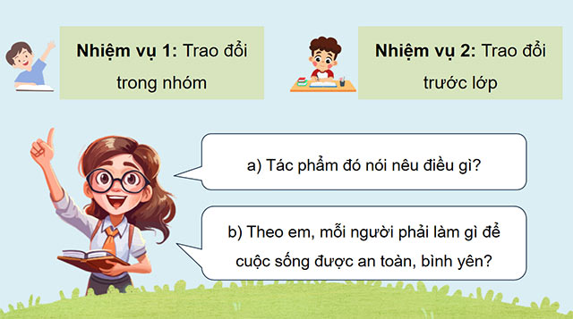 PowerPoint Tiếng Việt 5 Trao đổi Em đọc sách báo