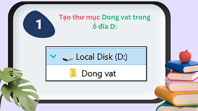 PowerPoint STEM Thực hành với tệp và thư mục trong máy tính