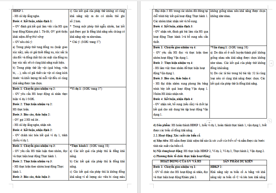 Xác suất của biến cố