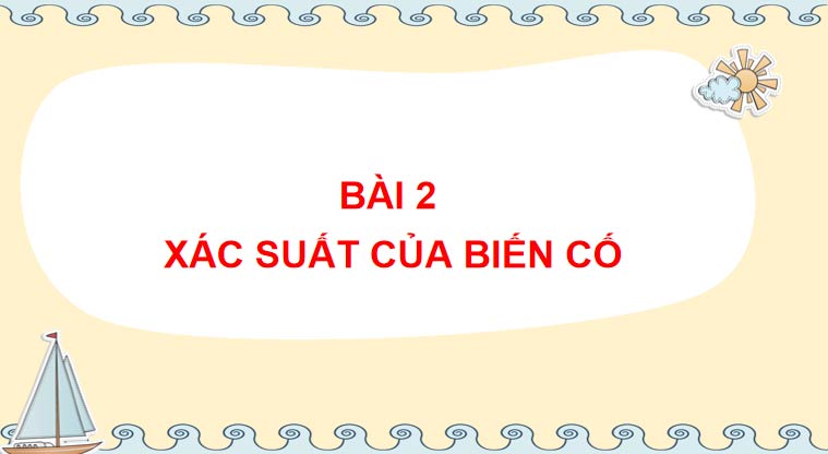 Xác suất của biến cố
