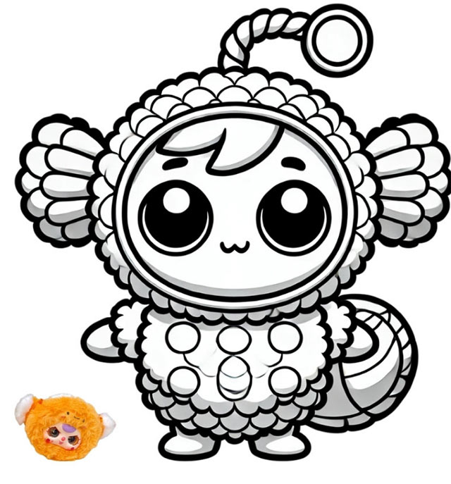 Bộ tranh tô màu Baby Three đẹp