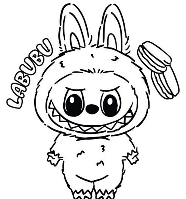 Bộ tranh tô màu Labubu đẹp