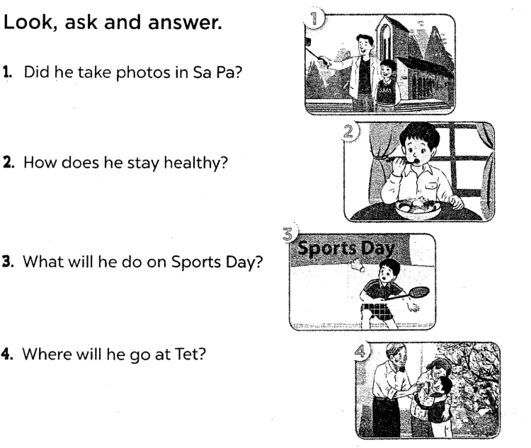 Sách bài tập tiếng Anh lớp 5 Self-check 3 Global success