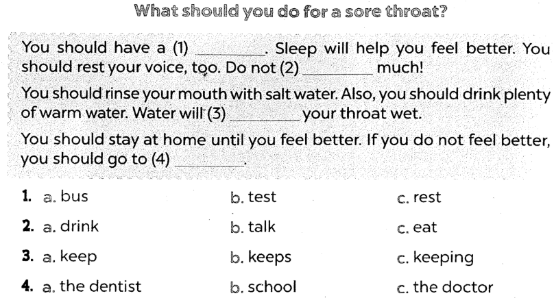 Sách bài tập tiếng Anh lớp 5 unit 15 Global success