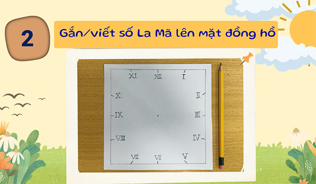 PowerPoint STEM Đồng hồ sử dụng số La Mã