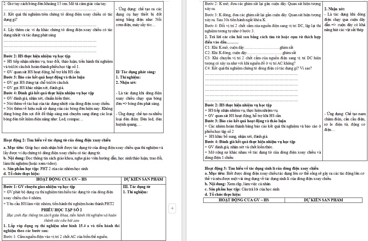 Giáo án KHTN 9 KNTT Bài 15