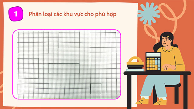 PowerPoint STEM Trải nghiệm cùng diện tích hình vuông, hình chữ nhật