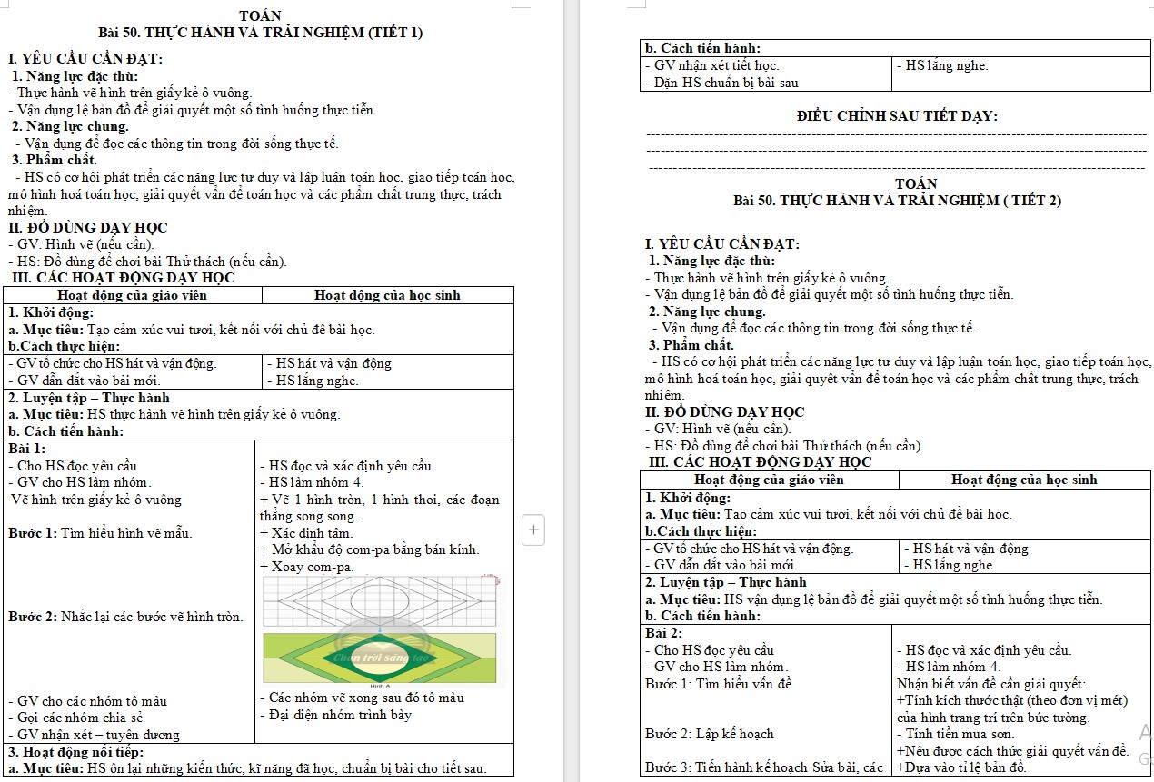 Giáo án Toán 5 CTST Bài 51