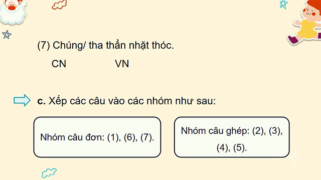 PowerPoint Tiếng Việt 5 Câu đơn và câu ghép