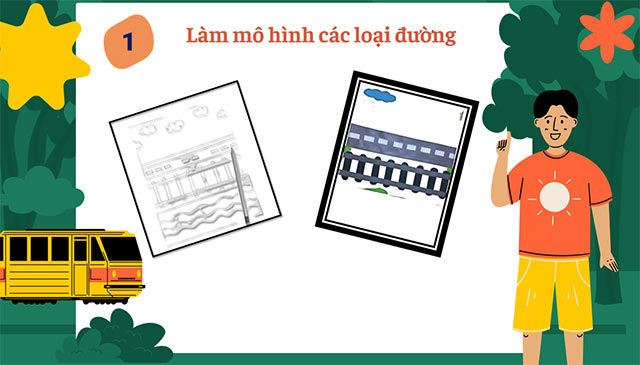 PowerPoint STEM Các loại phương tiện và đường giao thông