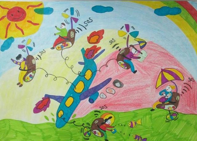 Tranh vẽ Ý tưởng trẻ thơ