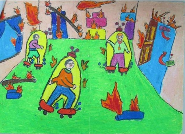 Tranh vẽ Ý tưởng trẻ thơ