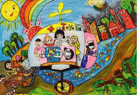 Tranh vẽ Ý tưởng trẻ thơ