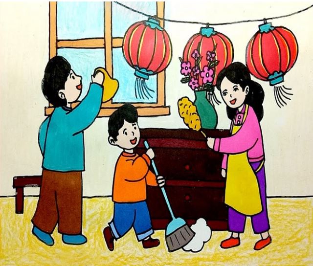 Tranh về chủ đề Ngày Tết