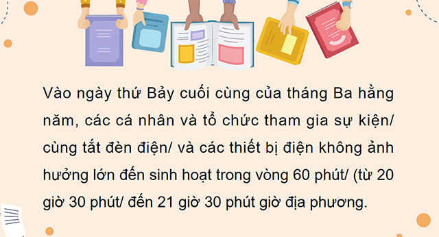 PowerPoint Tiếng Việt 5 Giờ Trái Đất