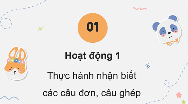 PowerPoint Tiếng Việt 5 Câu đơn và câu ghép