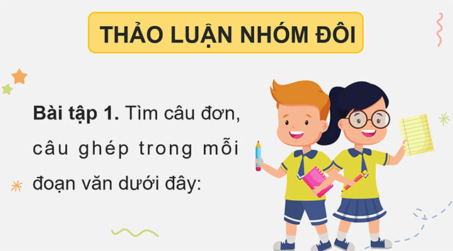 PowerPoint Tiếng Việt 5 Câu đơn và câu ghép