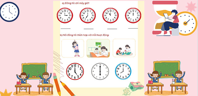 PowerPoint STEM Làm đồng hồ tiện ích
