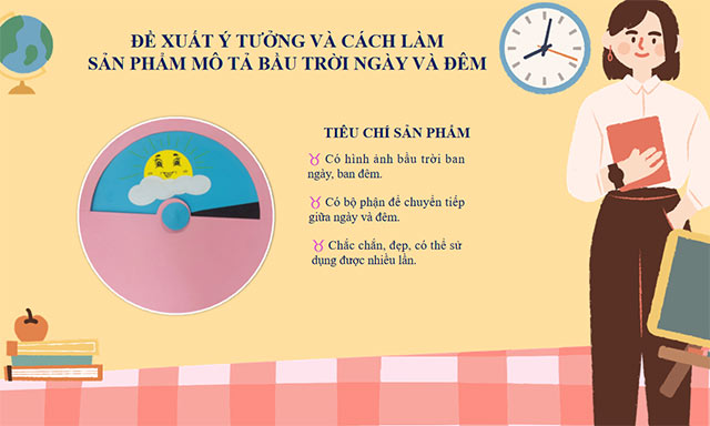 PowerPoint STEM Bầu trời ngày và đêm