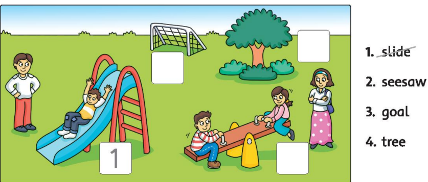 SBT tiếng Anh 2 unit 5 Where's the ball? lesson 1