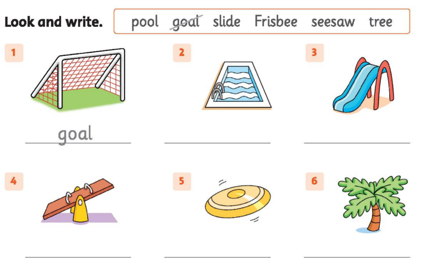 SBT tiếng Anh 2 unit 5 Where's the ball? lesson 1