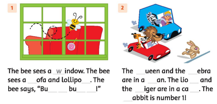 SBT tiếng Anh 2 unit 6 Where's Grandma? lesson 5