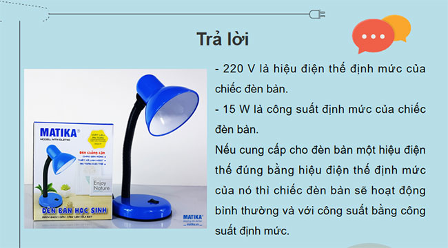 KHTN 9 Bài 11: Năng lượng điện Công suất điện