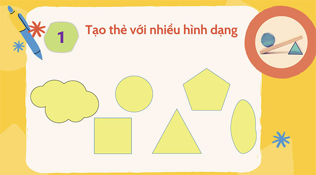 PowerPoint STEM Thực hành cùng thẻ học Toán