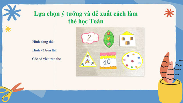 PowerPoint STEM Thực hành cùng thẻ học Toán