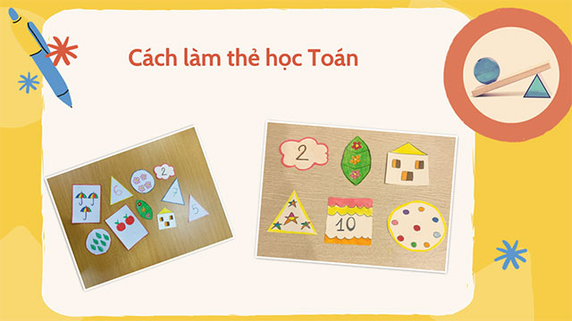 PowerPoint STEM Thực hành cùng thẻ học Toán