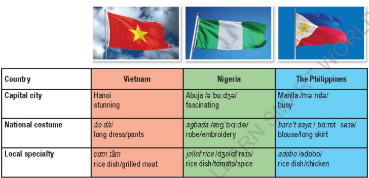 Tiếng Anh 12 Unit 6 lesson 1