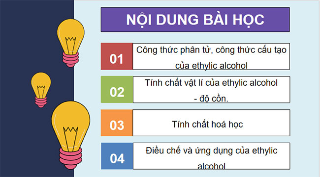 Giáo án Hóa học 9 Bài 24: Ethylic alcohol