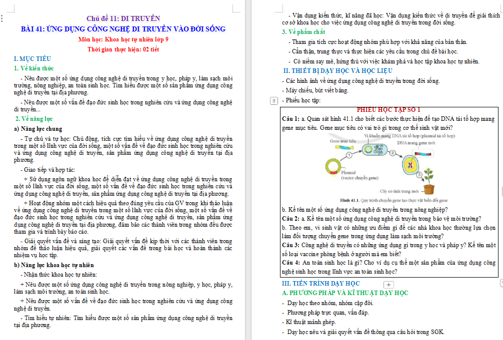 PowerPoint KHTN 9 Bài 41 Cánh diều 