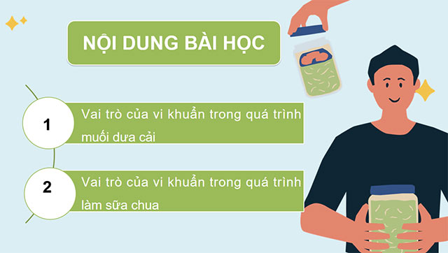 PowerPoint Khoa học 5 Vi khuẩn có ích trong chế biến thực phẩm