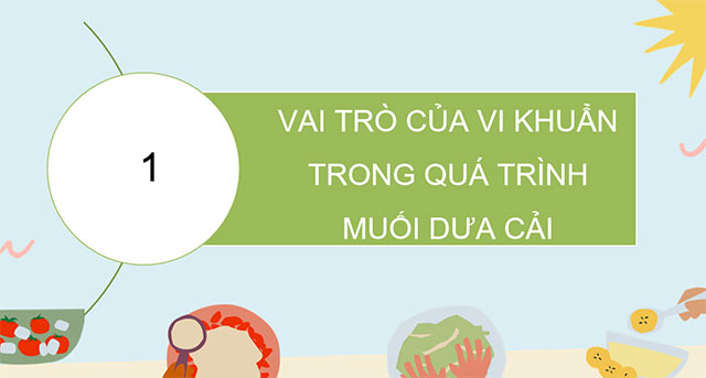 PowerPoint Khoa học 5 Vi khuẩn có ích trong chế biến thực phẩm