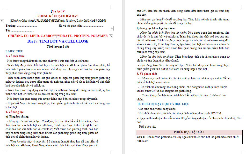  Giáo án PowerPoint KHTN 9 Bài 27 