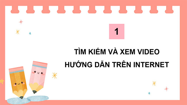 PowerPoint Tin học 5 Làm sản phẩm thủ công theo video hướng dẫn