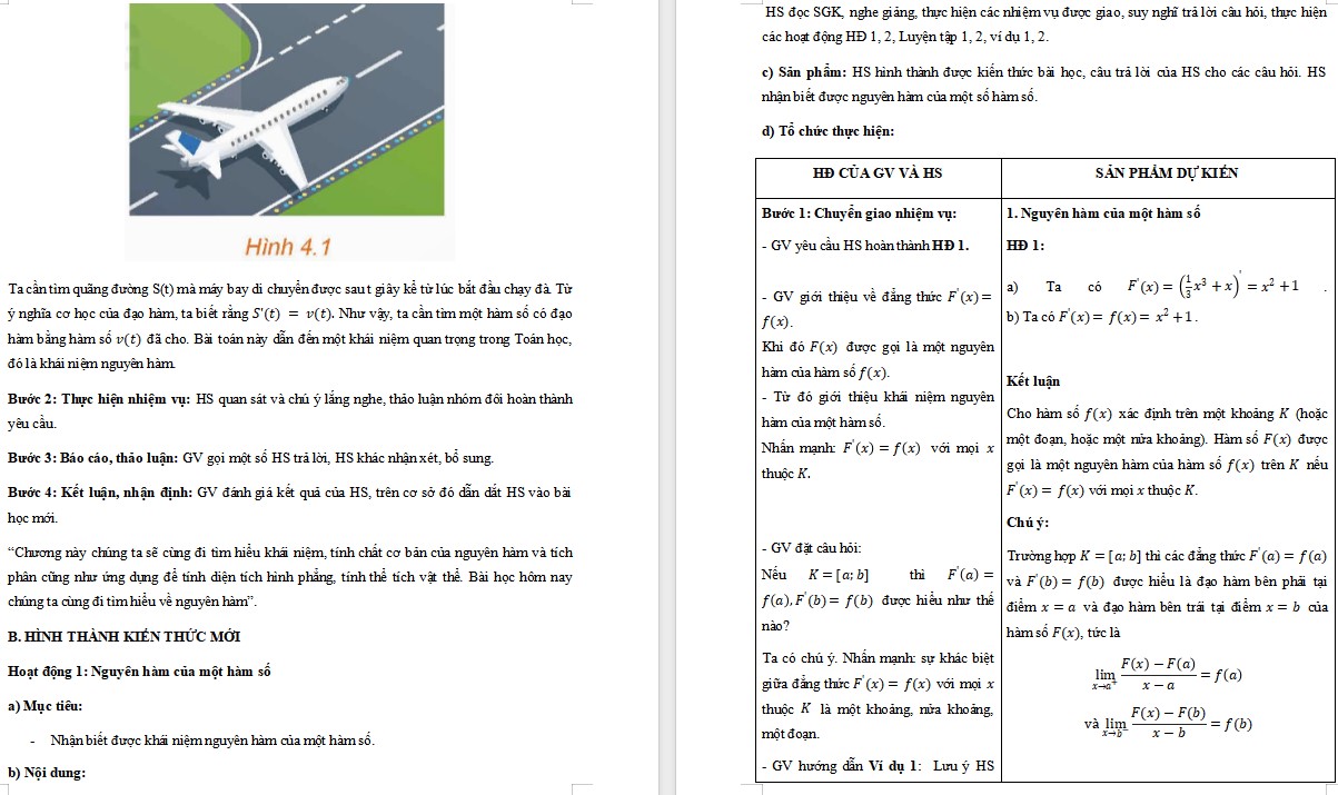 Giáo án Bài 11 Toán 12 Kết nối tri thức