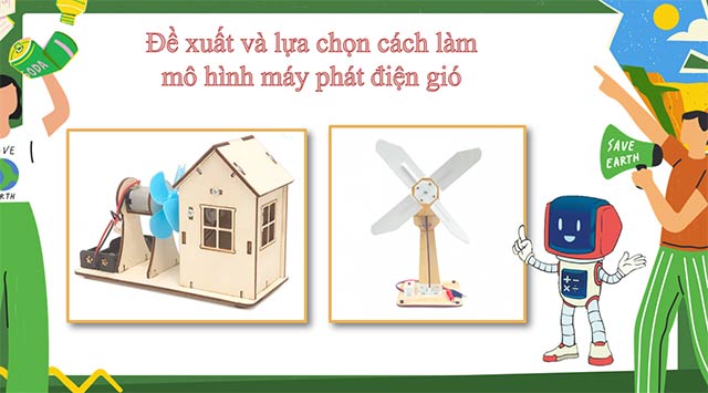 PowerPoint STEM Máy phát điện gió