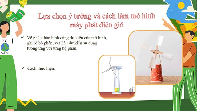 PowerPoint STEM Máy phát điện gió