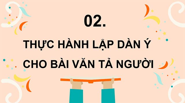 PowerPoint Tiếng Việt 5 Lập dàn ý cho bài văn tả người
