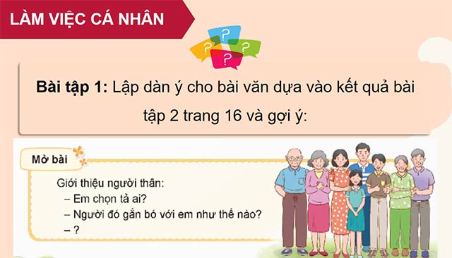 PowerPoint Tiếng Việt 5 Lập dàn ý cho bài văn tả người