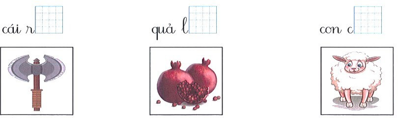 Bài tập cuối tuần Tiếng Việt lớp 1 Tuần 33