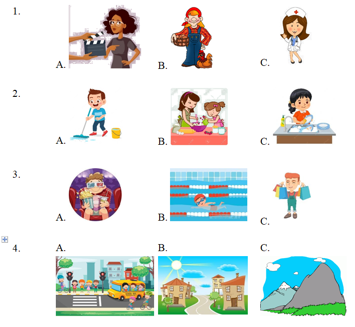 Đề thi giữa kì 2 tiếng Anh 4 Global success - Đề số 3