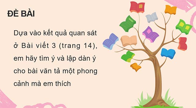 PowerPoint Tiếng Việt 5 Luyện tập tả phong cảnh (Tìm ý, lập dàn ý)