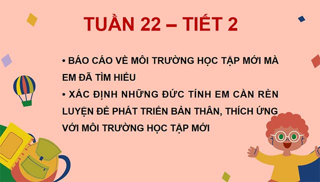PowerPoint Hoạt động trải nghiệm 5 Tuần 22