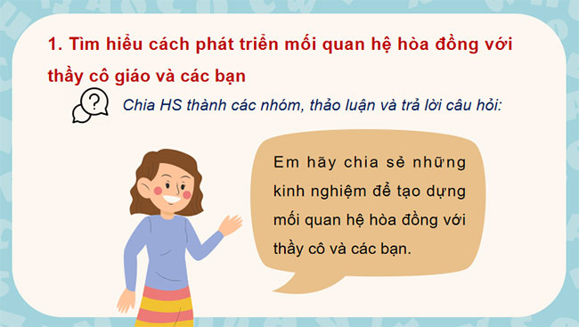 Giáo án Hoạt động trải nghiệm 7 Chủ đề 1 Bài 1 Kết nối tri thức